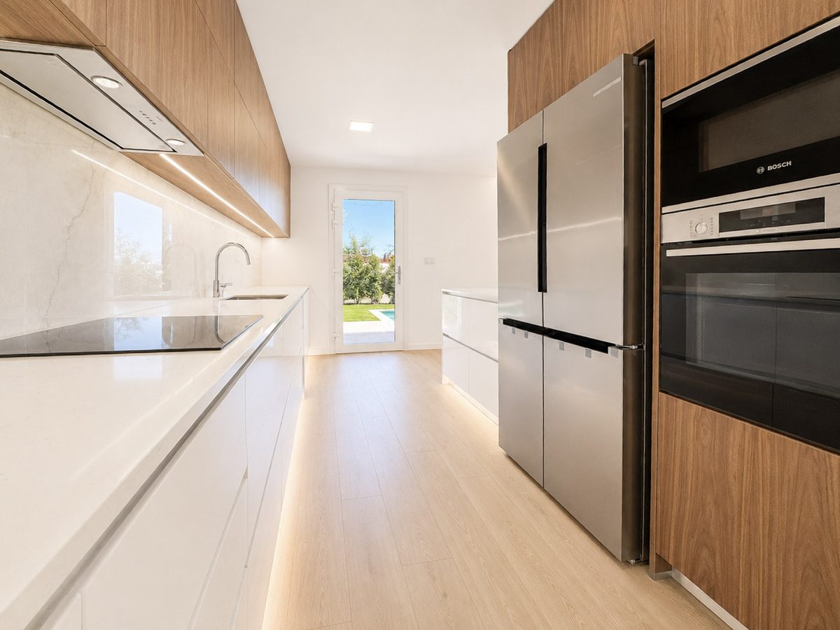 Cozinha equipada Bosch em open space